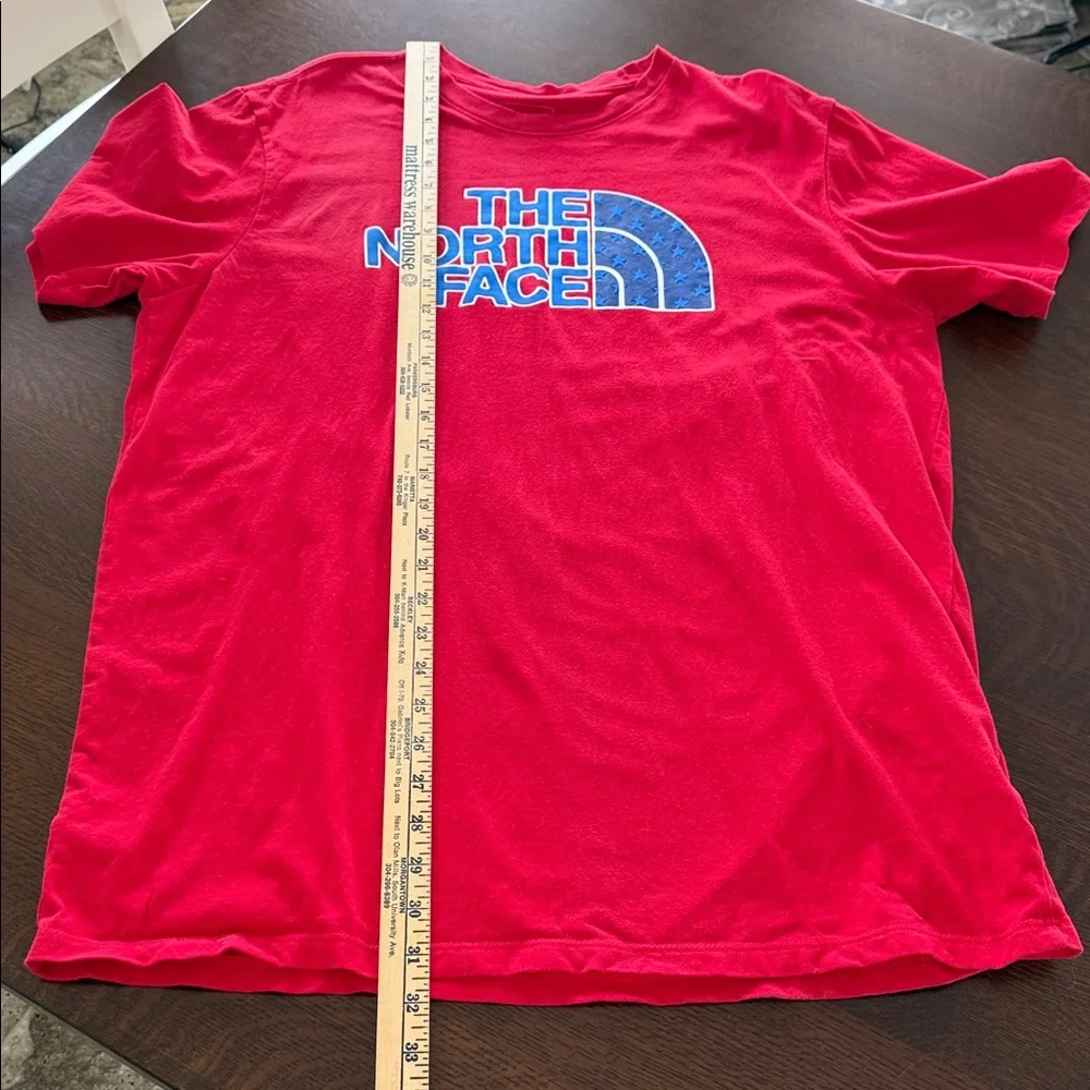 The North Face Red USA Box Graphic Stars Men’s Short sleeved T-Shirt XL